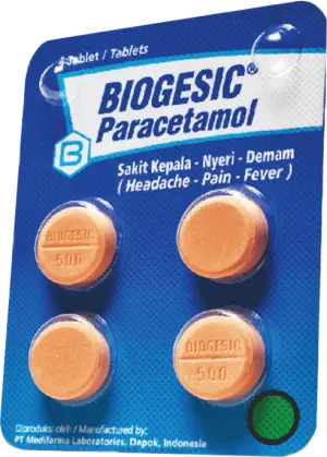 Biogesic, obat nyeri dengan kandungan parasetamol